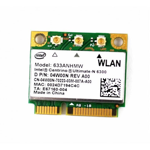 DELL Precision M6600 Wireless 370 Bluetooth W-LAN Mini PCI-E Wireless Card- 4W00N