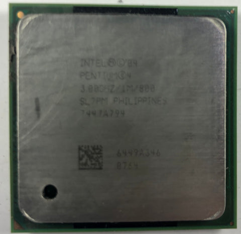 Intel Pentium 4 3 GHz Desktop CPU Processor- SL7PM