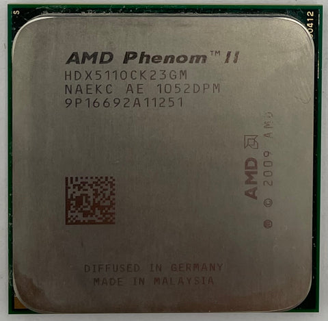 AMD Phenom II X2 511 Desktop CPU Processor- HDX511OCK23GM