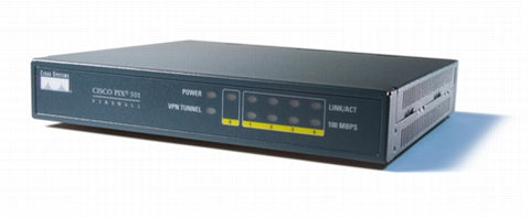 Cisco PIX 501 Firewall 4-Port Wired VPN/Firewall Security Appliance- CNS6RVPAAA