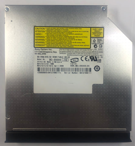 Sony BC-5500S Laptop BD-ROM/DVD/CD Rewritable Drive