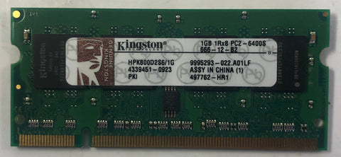 Kingston HPK800D2S6/1G 1GB DDR2 Laptop RAM Memory