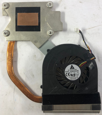 HP ProBook 4520s Laptop KSB0505HB Cooling Fan & Heatsink Assembly- 607132-001