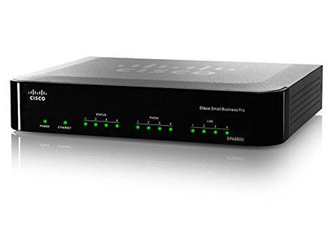 Cisco SPA8800 IP Telephony Gateway with 4 FXS and 4 FXO Ports