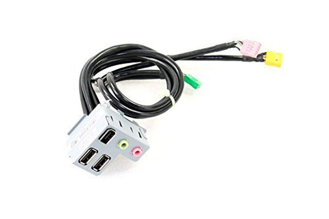 DELL STUDIO 540 XPS 435MT FRONT I/O AUDIO USB FIREWIRE 1394 PANEL ASSEMBLY U110C