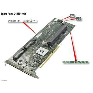 Compaq Smart Array 5312 2-Channel PCI-X U3 Raid Controller Proliant DL760 DL560 DL740 DL580 DL380 G2 DL360 G3 ML350 G3 ML370 G2 ML530 G2 ML570 G2 ML750  - 244891-001