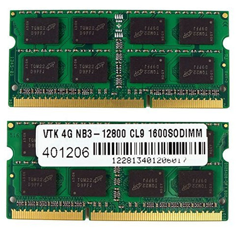 VisionTek 900455 8GB DDR3 Laptop RAM Memory Kit