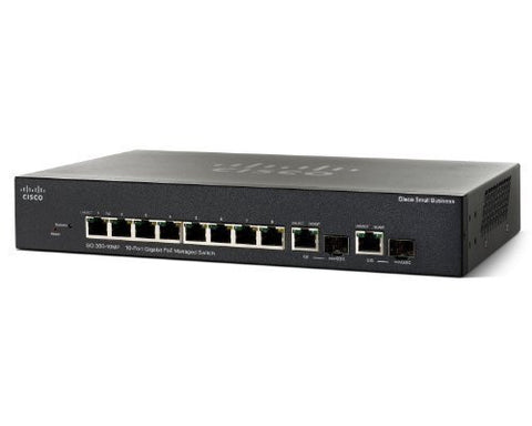 Cisco SG 300-10MP (SRW2008MP-K9-NA) 10-Port Gigabit Max-PoE Managed Switch
