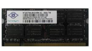 Nanya 2 GB PC2-5300 DDR2-667 Laptop Memory RAM- NT2GT64U8HC0BN-3C