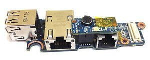 Dell Latitude D620 D630 USB Jack LAN Board- LS-3303P