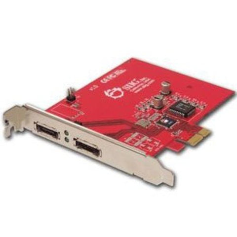 SIIG Esata II Pcie Pro Raid 2PORT External Express X 1 Card
