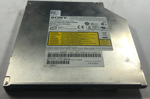 Dell Inspiron 1525 Laptop CRX880A CD-RW/DVD-ROM Drive- KY050
