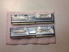 IBM BladeCenter HS21 4GB 2 X 2GB PC2-5300F 667MHz 240 pin DDR2 SDRAM ECC Fully Buffered FB DIMM Server Memory IBM BladeCenter HS21 (1885,1915,8853-xx) IBM Part#s: 39M5789 (2 pcs), 39M5791, 40T1474