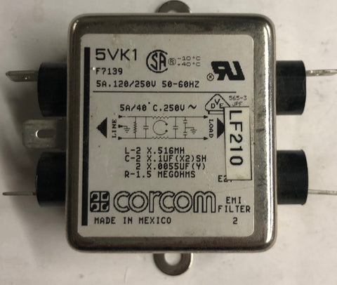 Corcom Power Line Filter- 5VK1