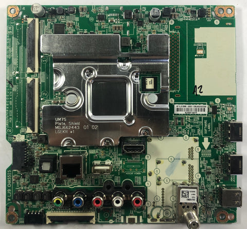LG 43UM7300PUA 4K LED TV EAX68253604 Main Board- EBU65202206