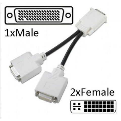 HP DMS-59 to dual DVI-I cable (Y-cable) (338285-009)