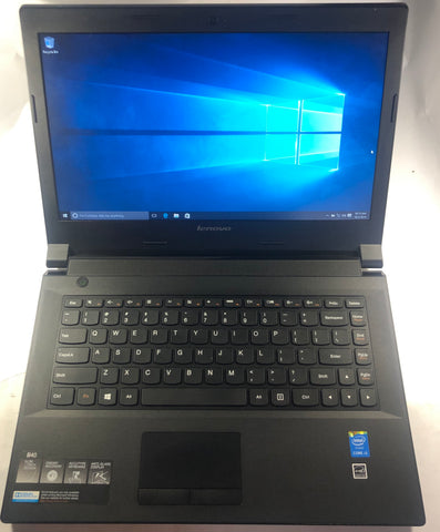 Lenovo B40-80 Laptop- 320GB HDD, 4GB RAM, Intel i3-4005U CPU, Windows 10 Pro