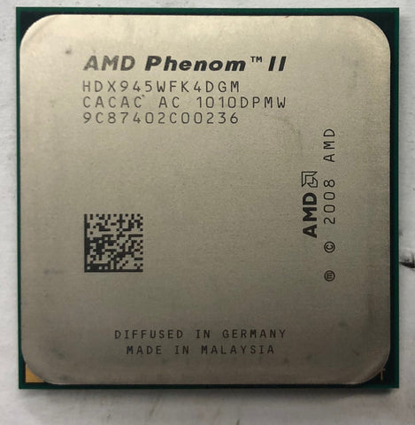 AMD Phenom II X4 945 Desktop CPU Processor- HDX945WFK4DGM