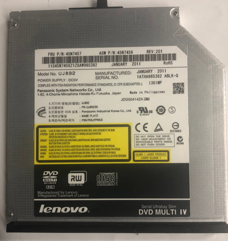 Lenovo ThinkPad T410 Laptop UJ892 DVD Multi Drive- 45N7457