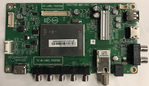 Vizio D-Series D43n-E1 LED TV Main Board- XGCB01K013020X