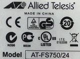 Allied Telesis AT-FS750/24 24-Port Gigabit Ethernet Combo WebSmart Switch