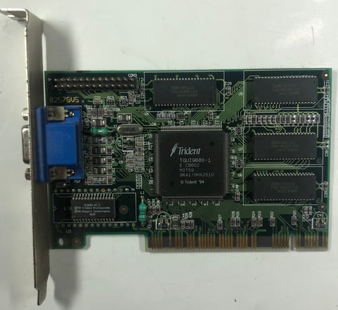 Trident TGUI9680-1 1MB PCI Graphics Card- 8257GV5