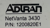 Adtran NetVanta 3430 Modular Access Router- 1200820E1