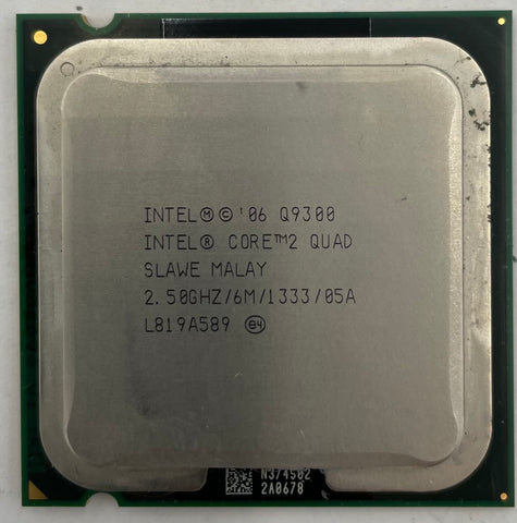 Intel Core 2 Quad Q9300 Desktop CPU Processor- SLAWE