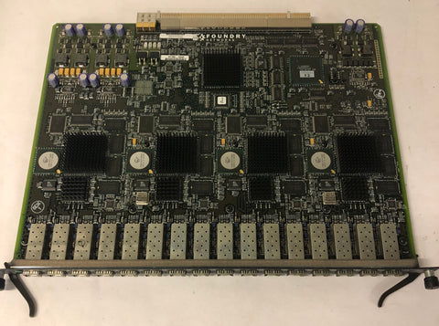 Foundry Networks FastIron 800 Switch 16-Port SFP 1000BaseSX Interface Module- J-F16Gx