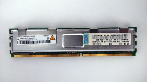 2GB DDR2 PC2-5300 667MHz 240pin ECC Registered FB-DIMM IBM 39M5790