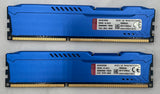 Kingston HyperX Fury HX316C10FK2/8 8GB DDR3 Desktop RAM Memory Kit