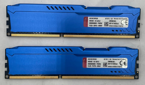 Kingston HyperX Fury HX316C10FK2/8 8GB DDR3 Desktop RAM Memory Kit