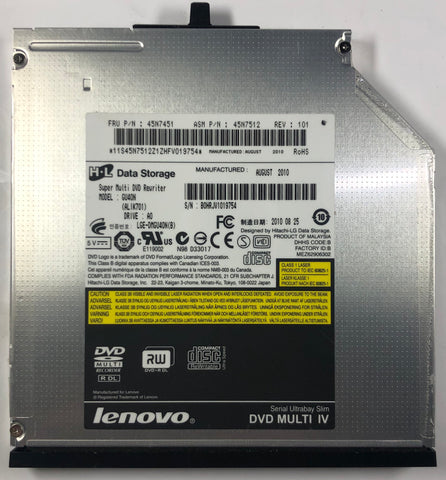 Lenovo ThinkPad T410 Laptop GU40N Super Multi DVD Rewriter- 45N7451