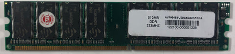 Avant AVM6464U39C5333K5-SPA 512MB DDR Desktop RAM Memory