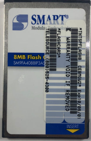 Smart Modular Technologies 8MB PCMCIA Flash Memory Card- SM9FA4088IP3ASD