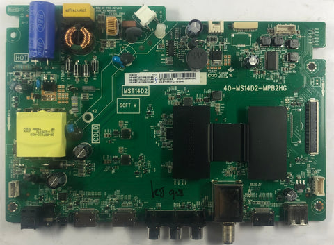 TCL 32S321 Roku LED TV 40-MS14D2-MPB2HG Main Board- V8-ST14K01-LF1V2046