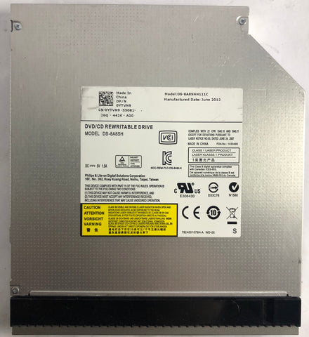 Dell Inspiron One 2020 All-In-One DS-8A8SH DVD/CD Rewritable Drive- YTVN9