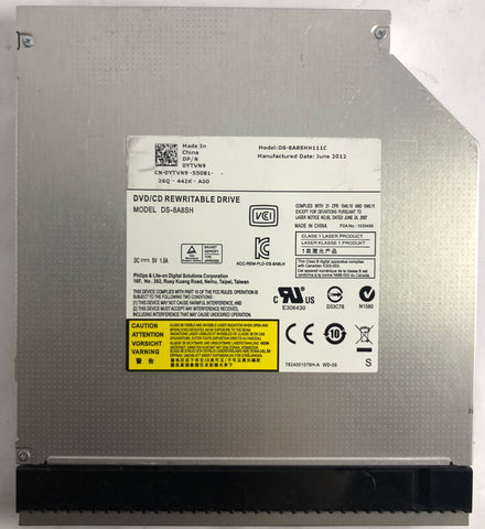 Dell Inspiron One 2020 All-In-One DS-8A8SH DVD/CD Rewritable Drive- YTVN9