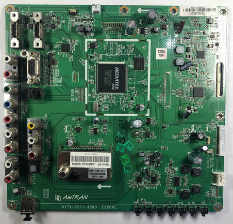 Vizio E320VL LCD TV 0171-22710-3293 Main Board- 3632-1122-0150