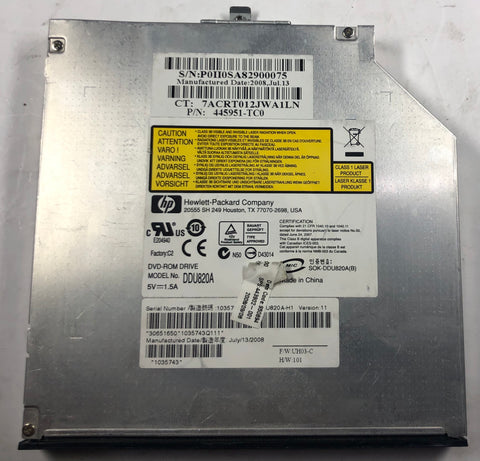 HP Compaq nc6320 Laptop DDU820A DVD-ROM Drive- 443902-001