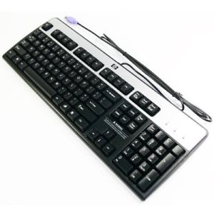 HP Silver/Black Keyboard - 434820-001