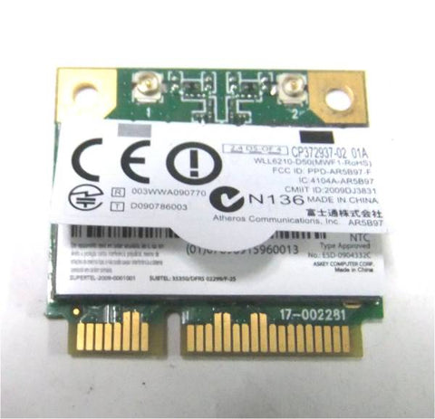 Fujitsu Lifebook T Series Laptop OEM Wireless Wifi Card- CP372937-02