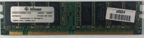 Infineon HYS64V16220GU-8-B 128MB Desktop RAM Memory