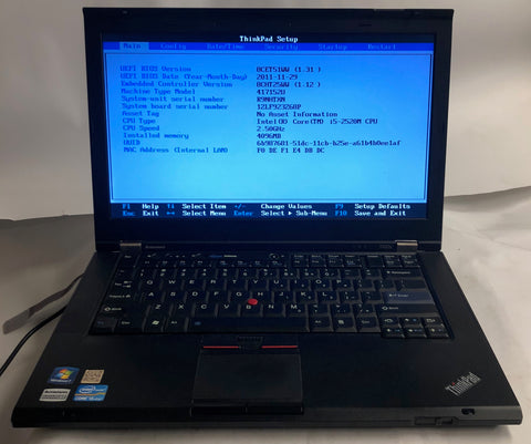 Lenovo ThinkPad T420s Laptop- 4GB RAM, Intel Core i5-2520M CPU