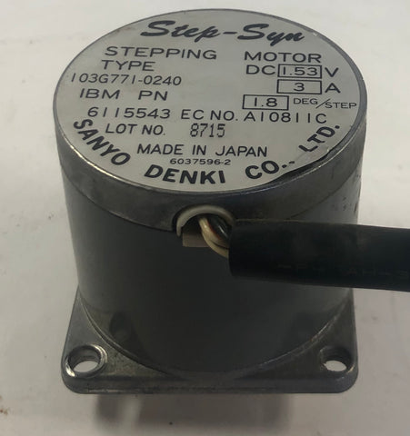 IBM 4224 Matrix Printer 103G771-0240 Stepping Motor- 6115543