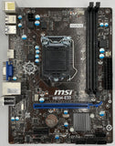 MSI H81M-E33 Desktop Micro ATX Motherboard