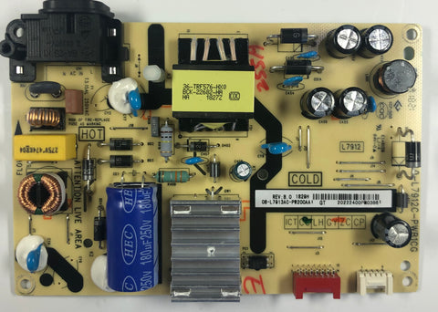 TCL 32S301 LED TV 40-L7912C-PWB1CG Power Supply Board- 08-L7913AC-PW200AA