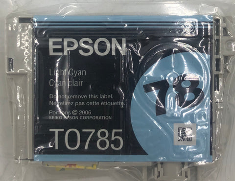 Epson 78 Light Cyan Ink Cartridge- T0785