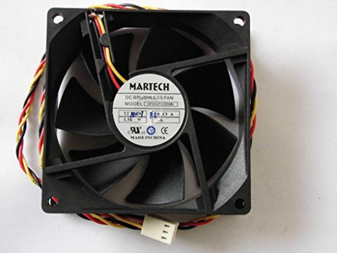 Martech 8025 DF0802512SEMN 12V 0.13A 1.56W 3Wire Cooling Fan