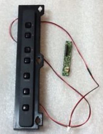 Sanyo FW43D25F LED TV A5GVHMSW Key Button Board & IR Reciever- BA5GVBG0203 1_2